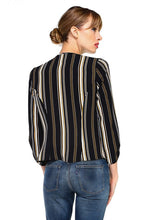 Load image into Gallery viewer, Striped Black Blazer