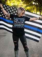 Load image into Gallery viewer, Back the Blue Classic Crew Tee