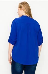 Plus Size Solid Henly Top